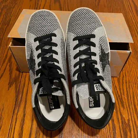 Golden Goose Deluxe Brand Black and Gray Sneakers - Picture 2 of 6